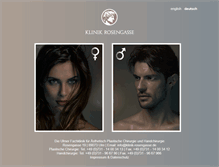 Tablet Screenshot of klinik-rosengasse.de